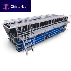 Compact dissolved air flotation plant