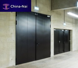 Swing industrial door metalautomaticfire-rated