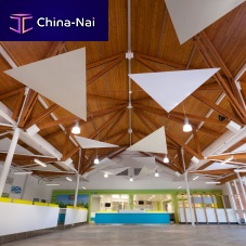 Ceiling acoustic panel for false ceilinghangingfabric