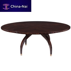 Art Deco dining table T001Macassar ebonyMacassar ebony baseround