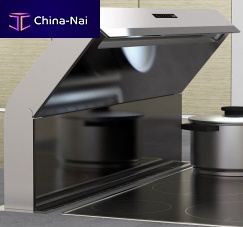 Downdraft extractor MOVELINEwith built-in lightinglow-noiseretractable
