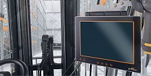 Terminal with touch screen vehicle-mountrobustdisplay