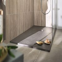 Rectangular shower base DAOabove floorslate