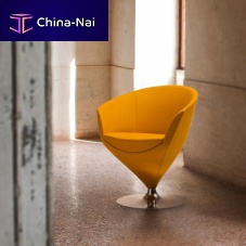 Contemporary chair FEUSS : 1620 B02Gindoorfabricmetal base