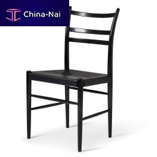 Contemporary dining chair GRACELLindoorleatherbentwood