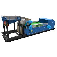Eddy current separator for non-ferrous metalsfor the pharmaceutical industryfor the recycling industry