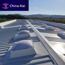 Polycarbonate dome skylight STANDARDacryliccurvedfor sloped roofs