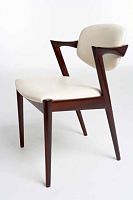 Scandinavian design dining chair 1957-90 CARVERindoorleatherrosewood base