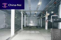 Shell and tube heat exchanger CARGO HOLDSfor shipsfor refrigeration systems