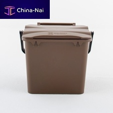 PP waste bin Urba7for household wastewith lidwith handle