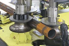 Hydraulic bending machine profilesection3 drive rollers