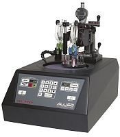 Glass polishing machine OptiPrepopticalCNCabrasive run-off