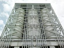 Mortar production plant TOWER DRYMIXvertical operation