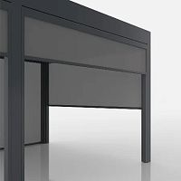 Boxed roller blinds ZIP for pergolacanvasoutdoor
