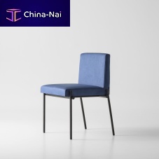Contemporary chair OMindoorfabricmetal base