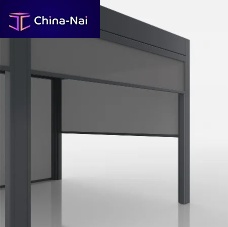 Boxed roller blinds ZIP for pergolacanvasoutdoor