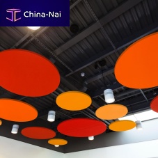 Ceiling acoustic panel for false ceilinghangingfabric