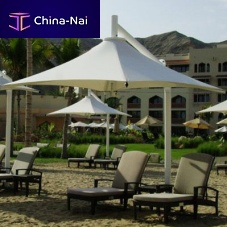 Side post parasol fabricmetalcommercial