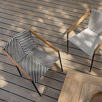 Contemporary dining chair Allaperto outdoorindoorteak