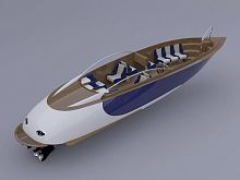 Inboard yacht tender Walth 1075 Crew Tendersingle-enginedual-consolewooden