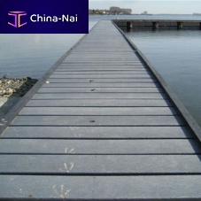 Recycled plastic dock Marine deckingfixed