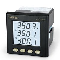 Three-phase ammeter LNF72U3Y-Cdigitalpanel-mountedindustrial