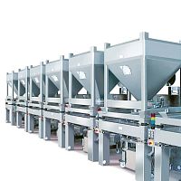Weighing dosing unit powderliquidsvolumetric