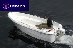 Outboard small boat 380openfor fishingrecreational