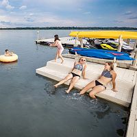 Swim platform 301096floatingfor marinasfor recreation centers