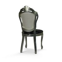 Classic chair VENICE CROCODILEwoodenhomesilver-colored