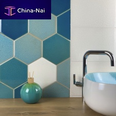 Indoor hexagonal tile EXA16 CRAKLEkitchenbathroomwall