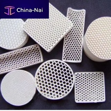 Ceramic honeycomb distributionforging