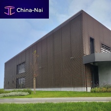 Horizontal cladding BATTENS 50tubeextruded aluminumclip-on