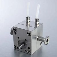 Gear pump ECO.pumpfor chemicalswith asynchronous motorself-priming