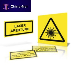 Printed label adhesivevinyllaser safety