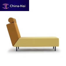 Contemporary chaise longue Rubicfabricwooden1-person