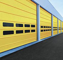 Wind-proof industrial door FOLDfoldingPVCautomatic