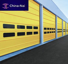 Wind-proof industrial door FOLDfoldingPVCautomatic