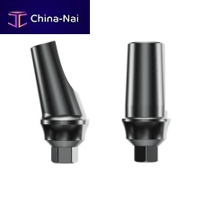 Titanium implant abutment ABUTMENTS AND PROSTHETICSinternal hexagonstraightangled