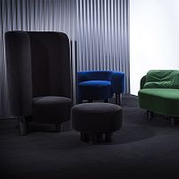 Contemporary footrest OOOHfabric