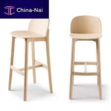 Contemporary bar chair Lanasindoorfabricoak