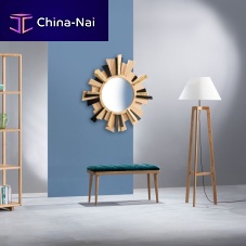 Scandinavian style bench AMARANTHsolid woodfabricupholstered