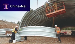 Corrugated sheet metal ULTRA�CORsteelfor bridge construction