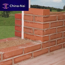 Solid brick BACK-UPembossedfor masonryred