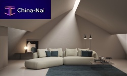 Modular sofa ALANDcontemporaryfabricleather