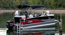 Outboard pontoon boat X234sport-fishing11-person max.