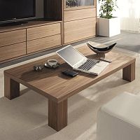 Contemporary coffee table ODEONwoodenrectangularhome