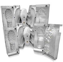 Multi-cavity plastic injection mold shoeslarge seriessmall series