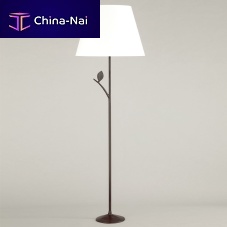 Floor-standing lamp LEAFbronzefabriccontemporary