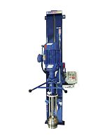 Turbine mixer batchfor liquidsvertical